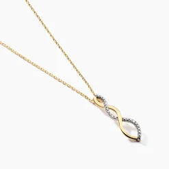 Collier Taimi Or Jaune Diamant