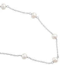 Collier Tanis Argent Perle De Culture