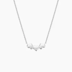 Collier Te Amo Argent Blanc