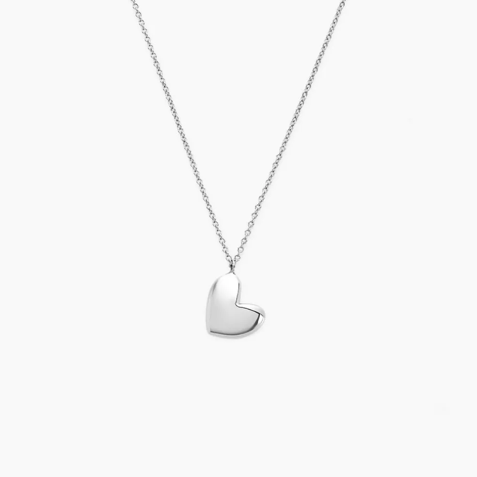 Collier Te Amo Argent Blanc