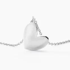 Collier Te Amo Argent Blanc