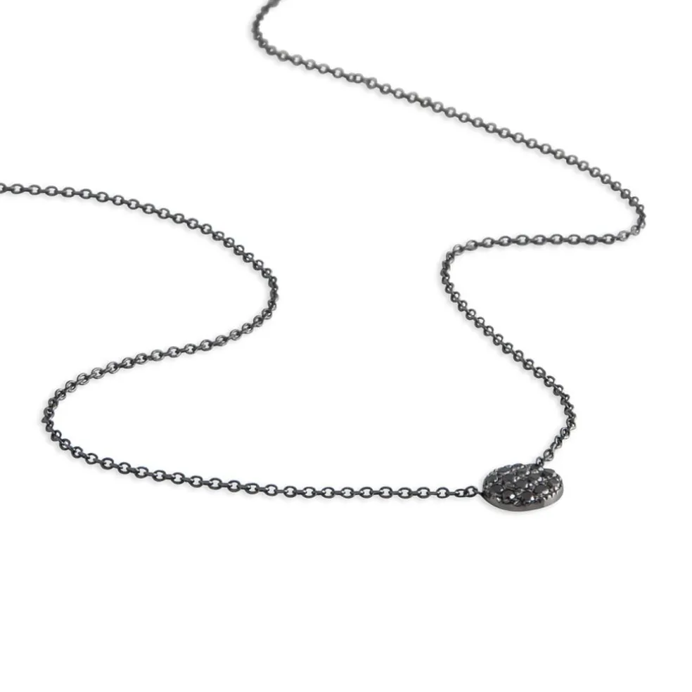 Collier Teani Or Blanc Diamant