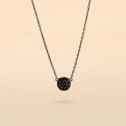 Collier Teani Or Blanc Diamant