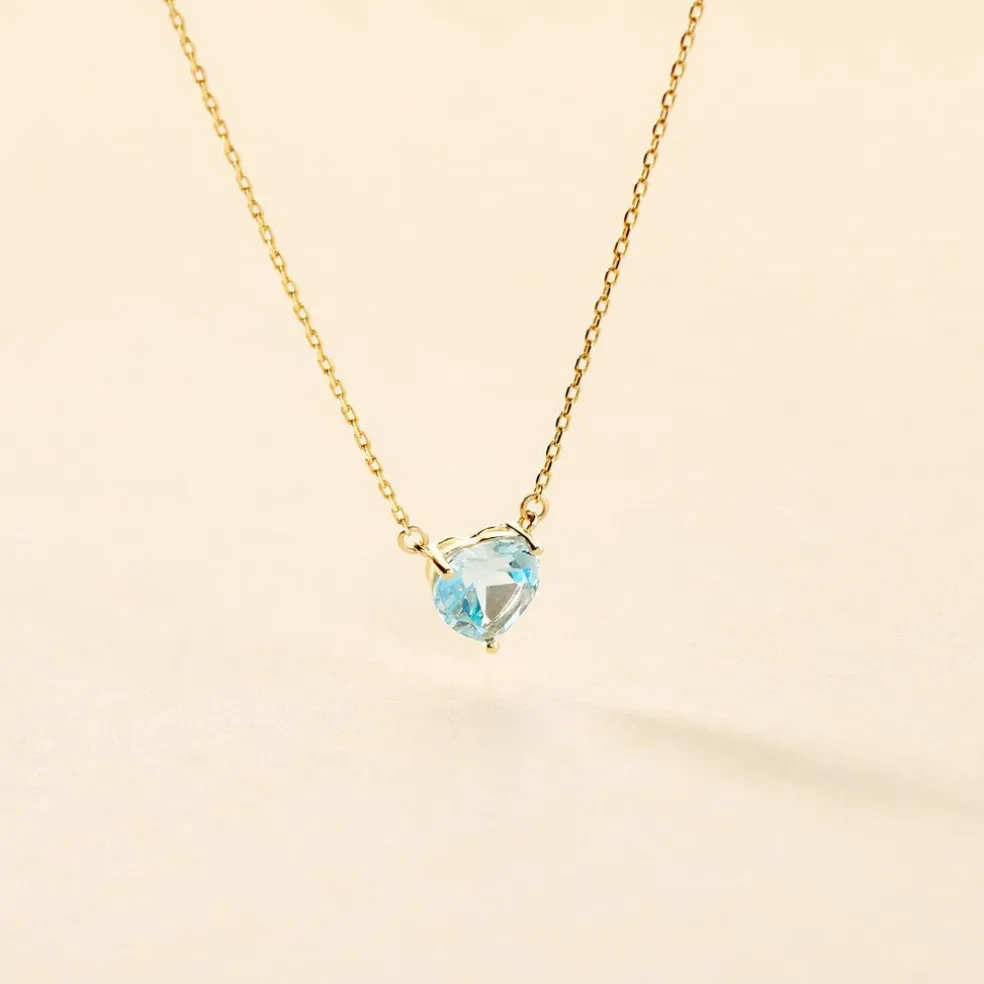 Collier Tender Love Or Jaune Topaze