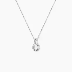 Collier Theanna Or Blanc Diamant