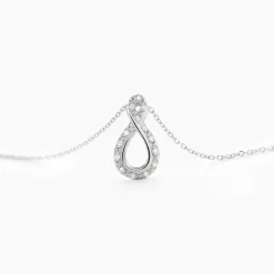 Collier Theanna Or Blanc Diamant