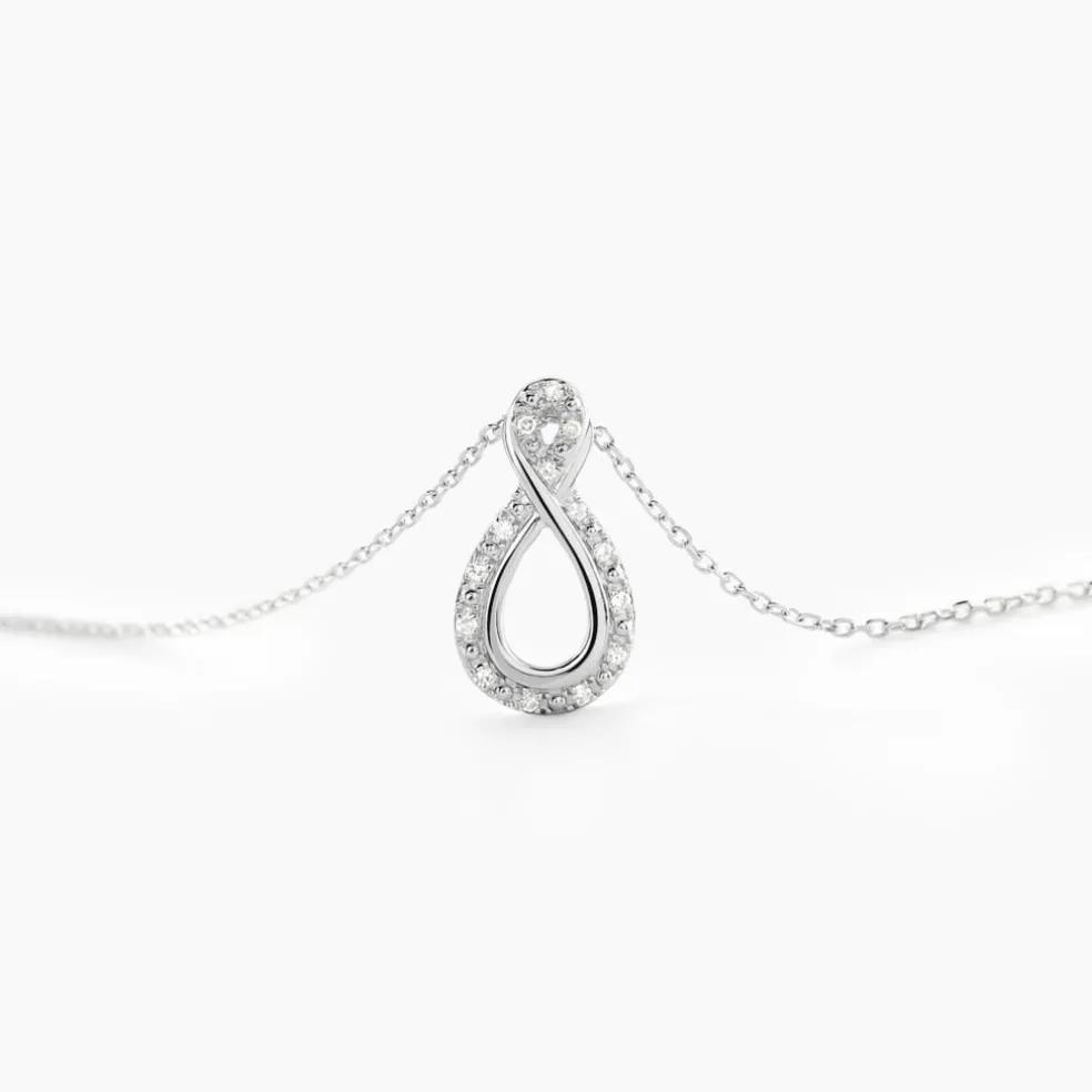 Collier Theanna Or Blanc Diamant