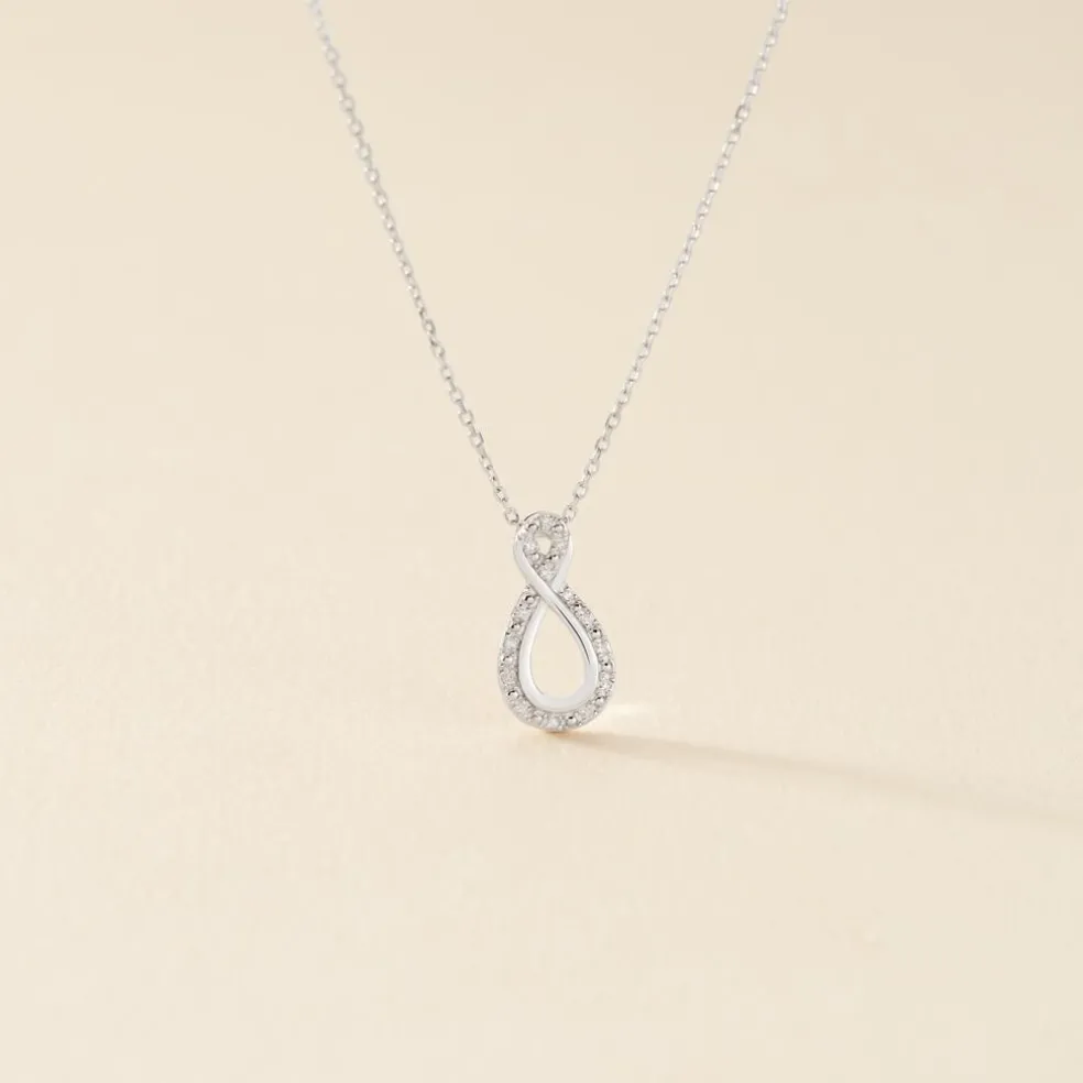 Collier Theanna Or Blanc Diamant