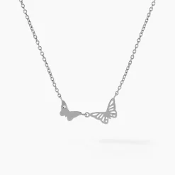 Collier Thecla Argent Blanc Oxyde De Zirconium