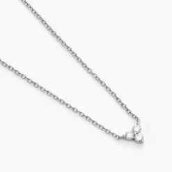 Collier Thylane Argent Blanc Oxyde De Zirconium