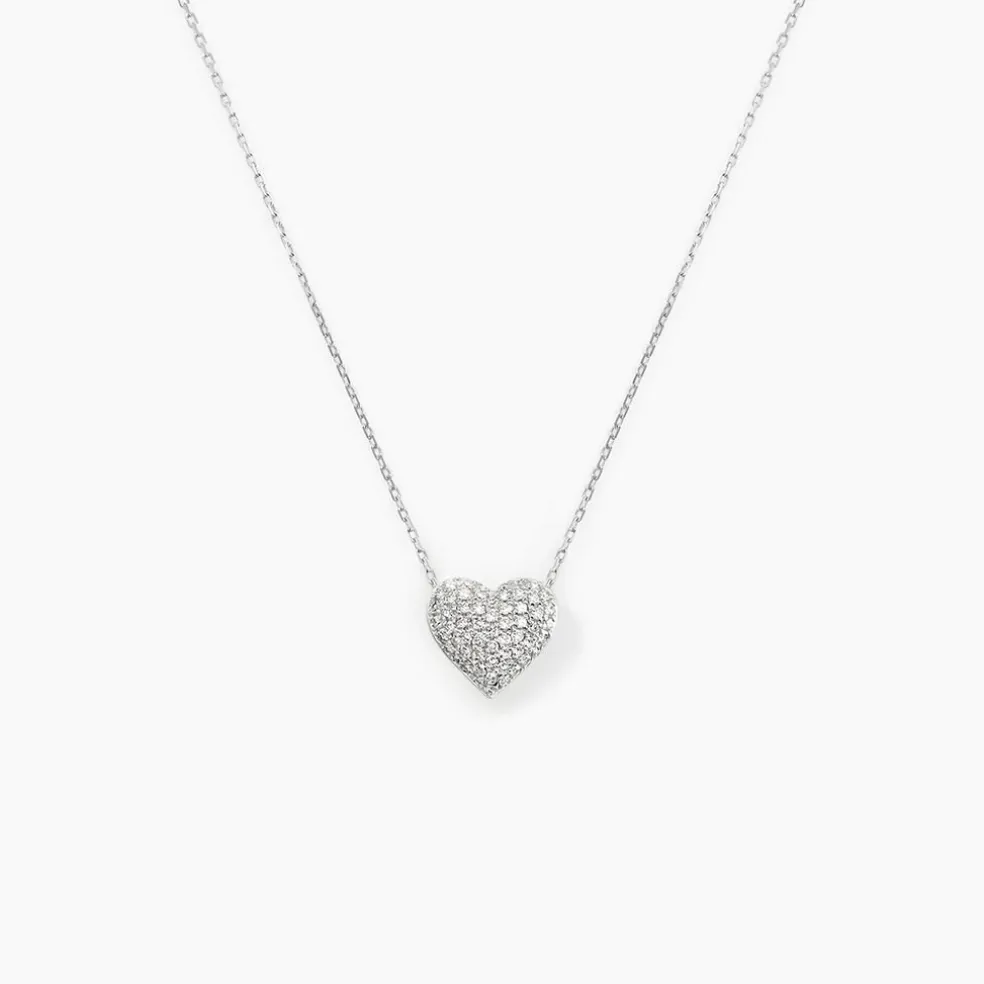 Collier Ti Amo Or Blanc Diamant