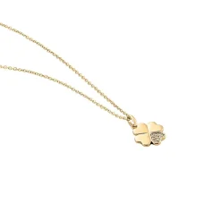 Collier Timotha Plaqué Or Jaune Oxyde De Zirconium