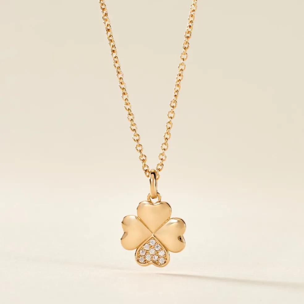 Collier Timotha Plaqué Or Jaune Oxyde De Zirconium