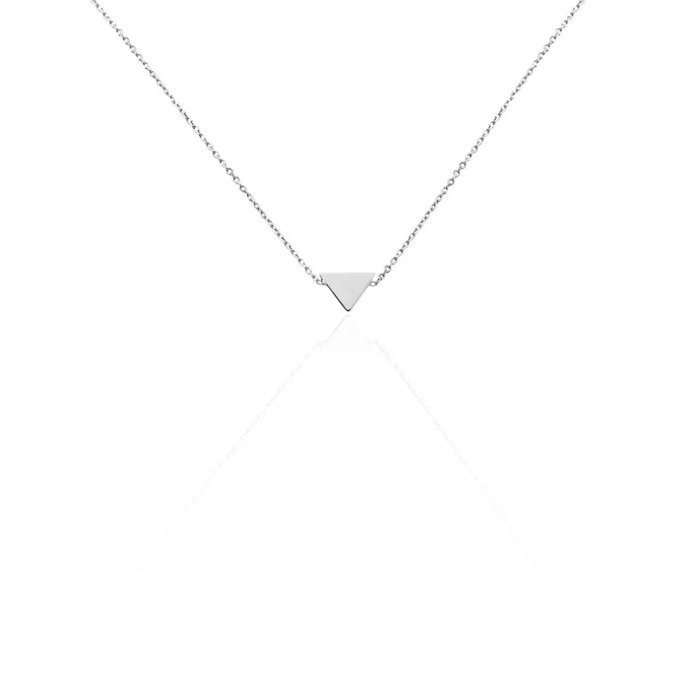 Collier Trilia Argent Blanc