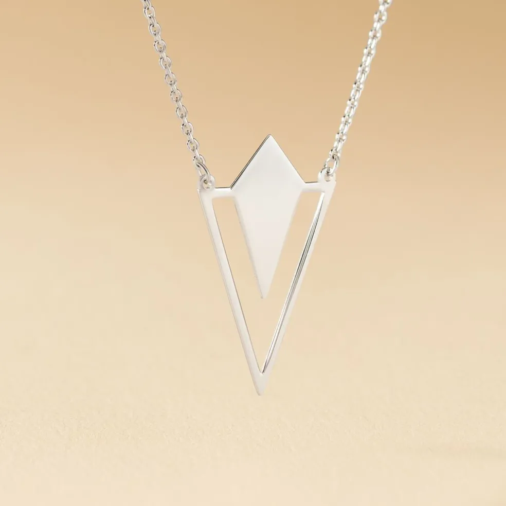 Collier Tylee Argent Blanc