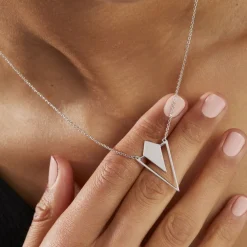 Collier Tylee Argent Blanc