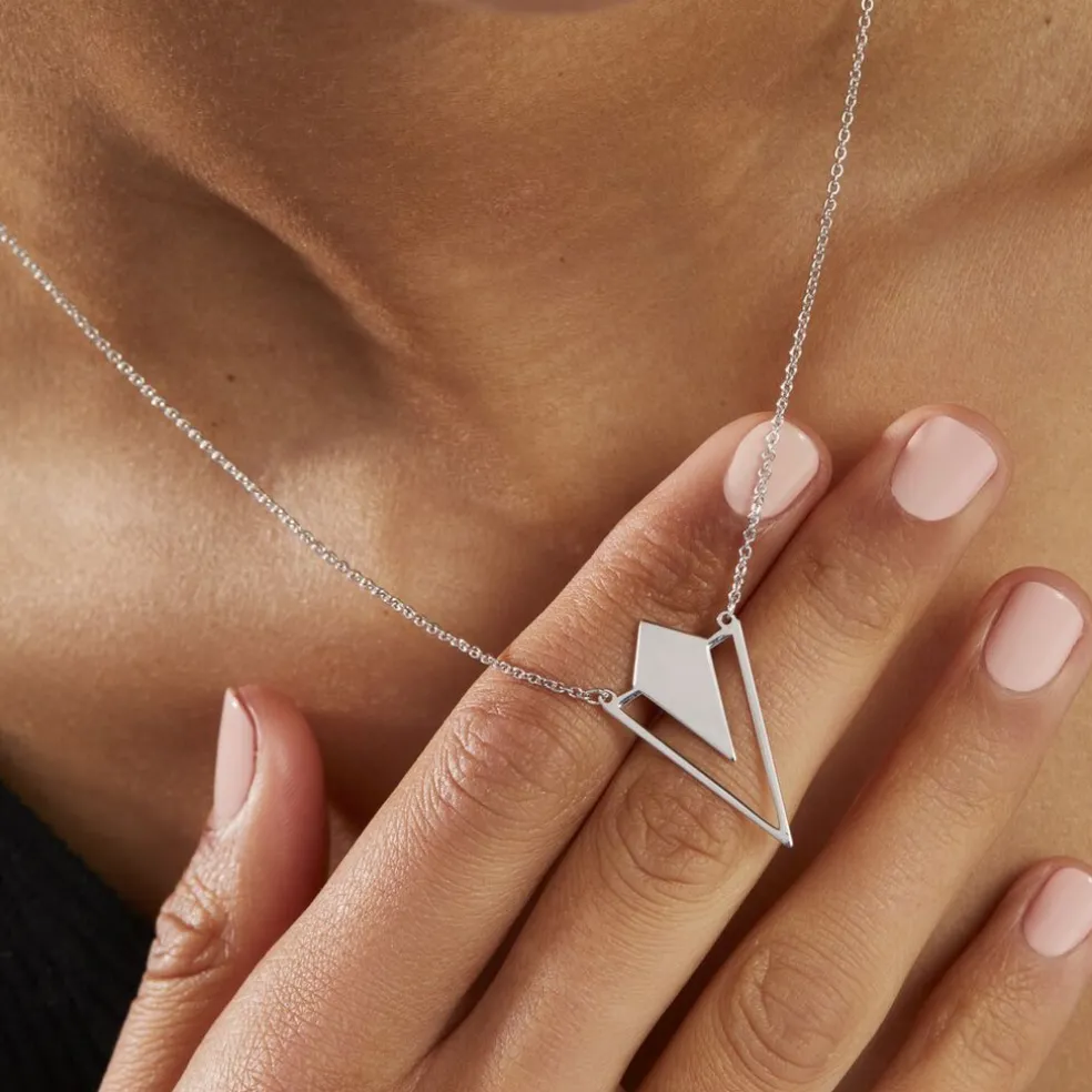 Collier Tylee Argent Blanc