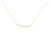 Collier Una Or Jaune Diamant