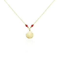 Collier Under The Sea Or Jaune Corail