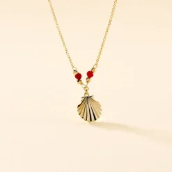 Collier Under The Sea Or Jaune Corail