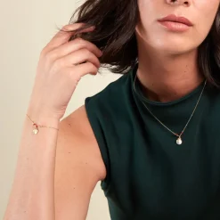 Collier Under The Sea Or Jaune Corail