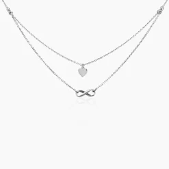 Collier Urielle Argent Blanc