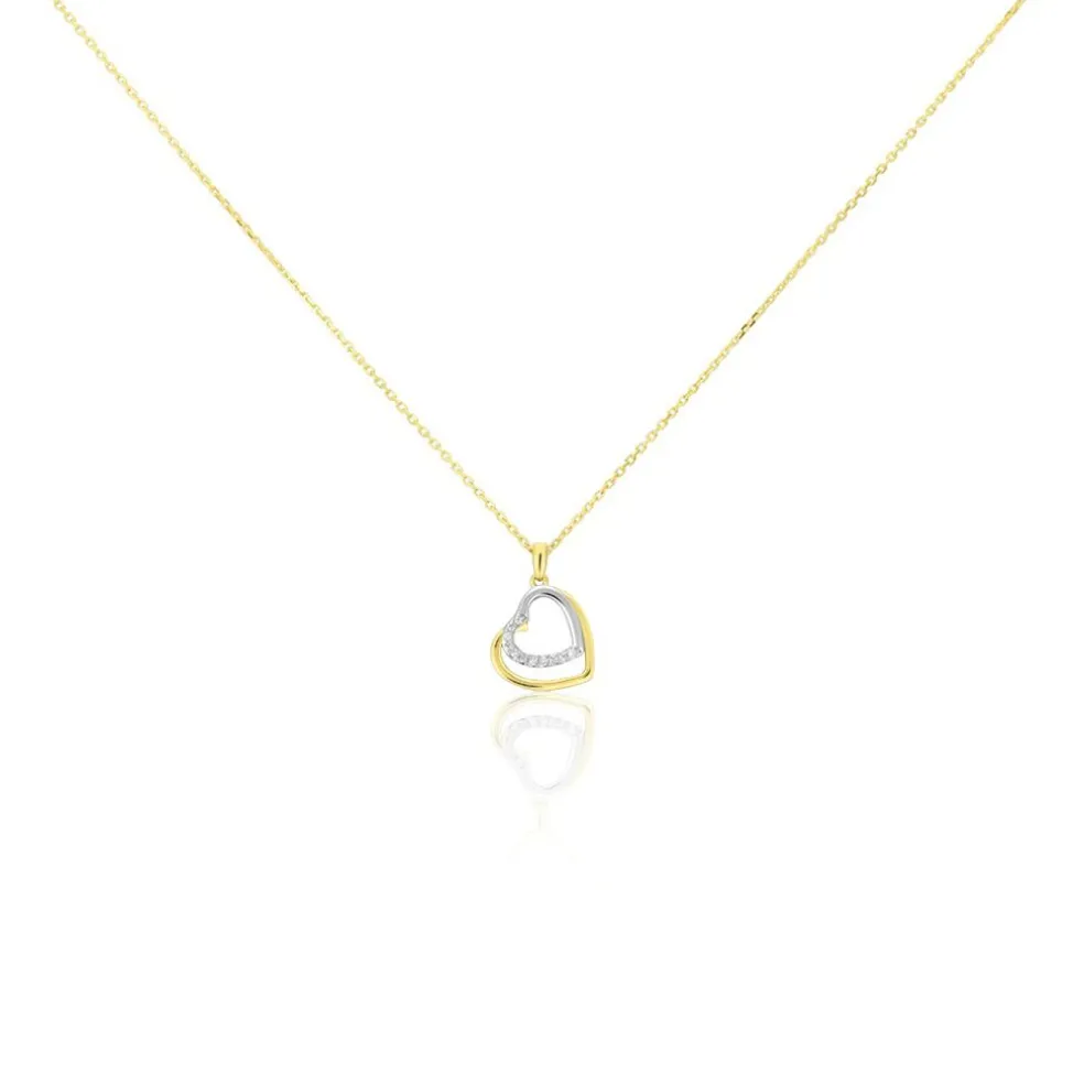 Collier Urlane Or Jaune Diamant