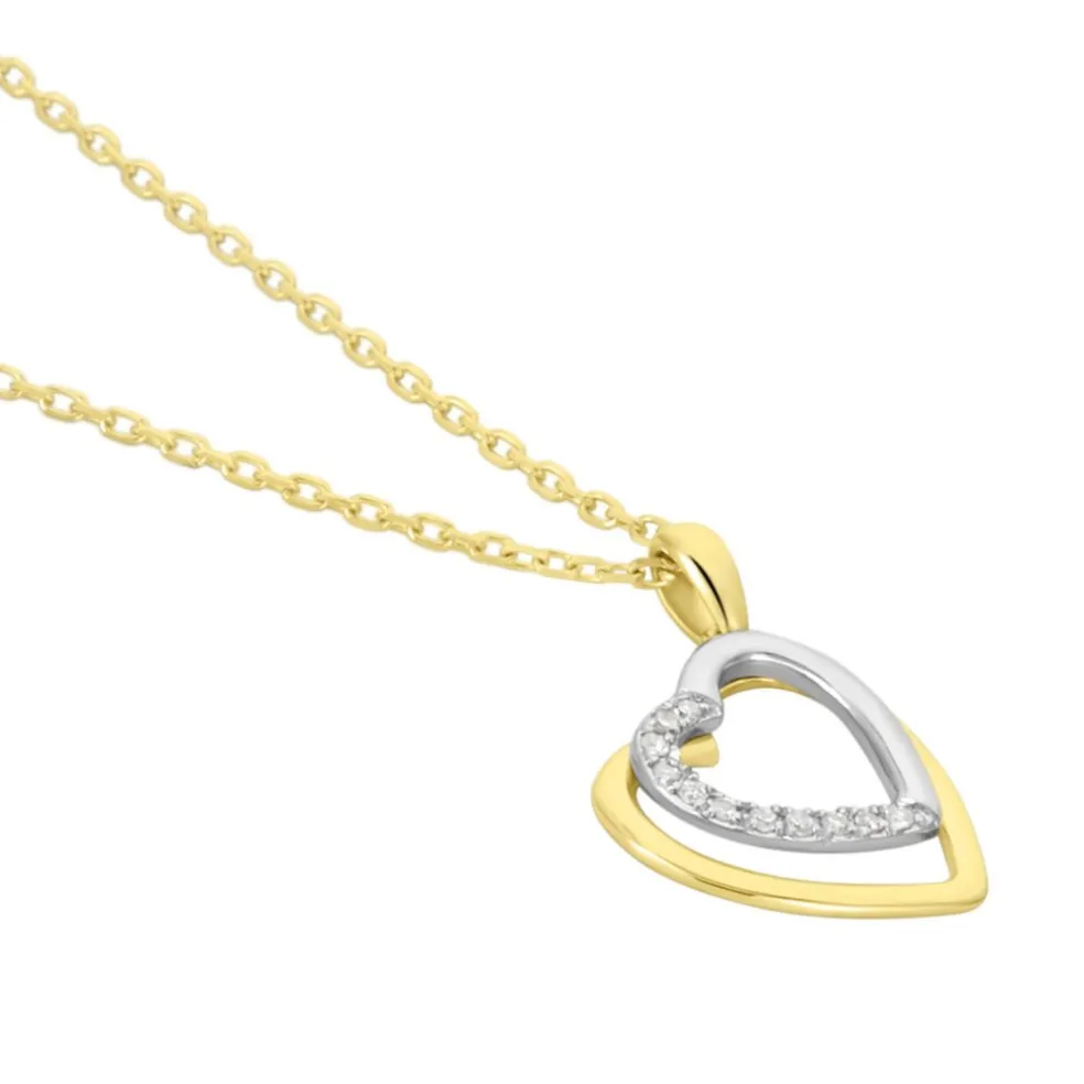 Collier Urlane Or Jaune Diamant