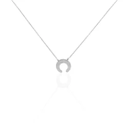 Collier Vaea Argent Blanc