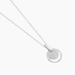 Collier Valerie Argent Blanc Oxyde De Zirconium