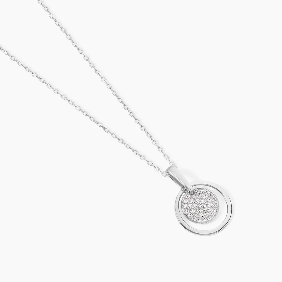 Collier Valerie Argent Blanc Oxyde De Zirconium