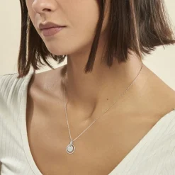 Collier Valerie Argent Blanc Oxyde De Zirconium
