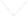 Collier Vashti Argent Blanc Oxyde De Zirconium