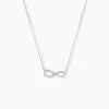 Collier Veda Argent Blanc Oxyde De Zirconium
