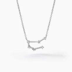 Collier Vega Argent Blanc Oxyde De Zirconium