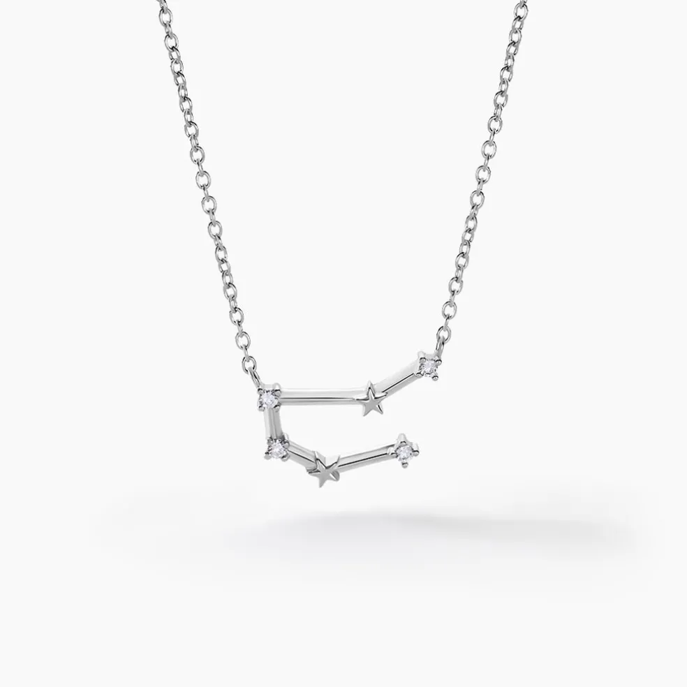 Collier Vega Argent Blanc Oxyde De Zirconium