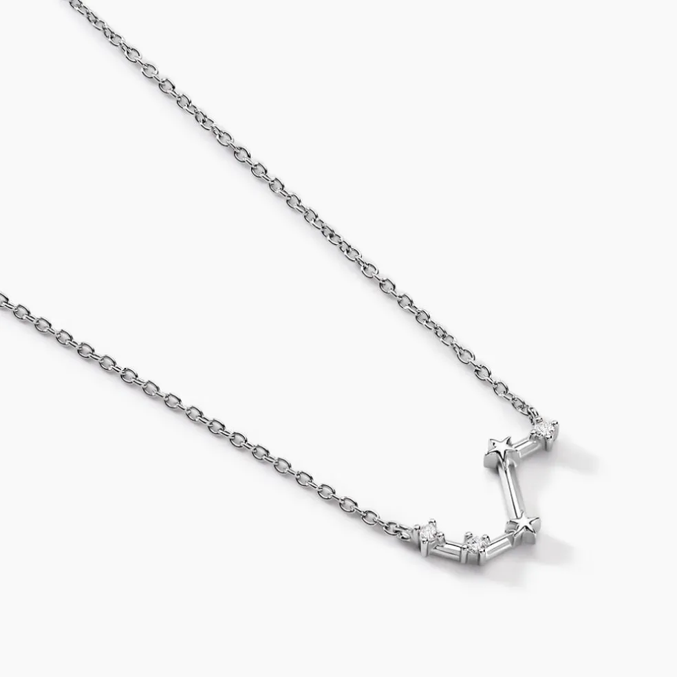 Collier Vega Argent Blanc Oxyde De Zirconium