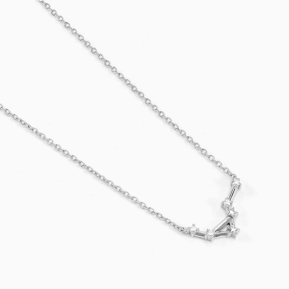 Collier Vega Argent Blanc Oxyde De Zirconium