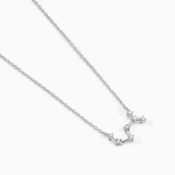 Collier Vega Argent Blanc Oxyde De Zirconium