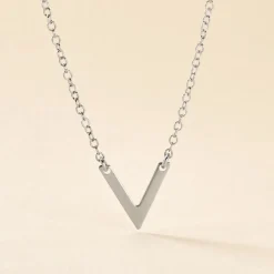 Collier Velda Argent Blanc