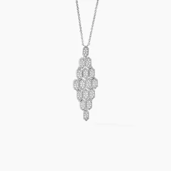 Collier Versailles Argent Blanc Oxyde De Zirconium