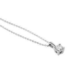 Collier Victoria Platine Blanc Diamant