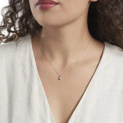 Collier Victoria Platine Blanc Diamant