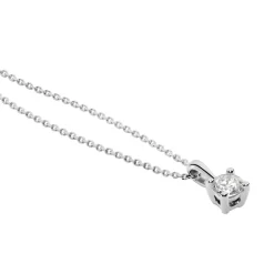 Collier Victoria Platine Blanc Diamant