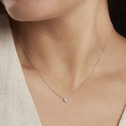 Collier Violanda Or Blanc Diamant