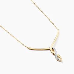 Collier Wynonna Or Jaune Diamant