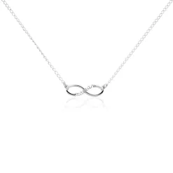 Collier Xara Argent Blanc