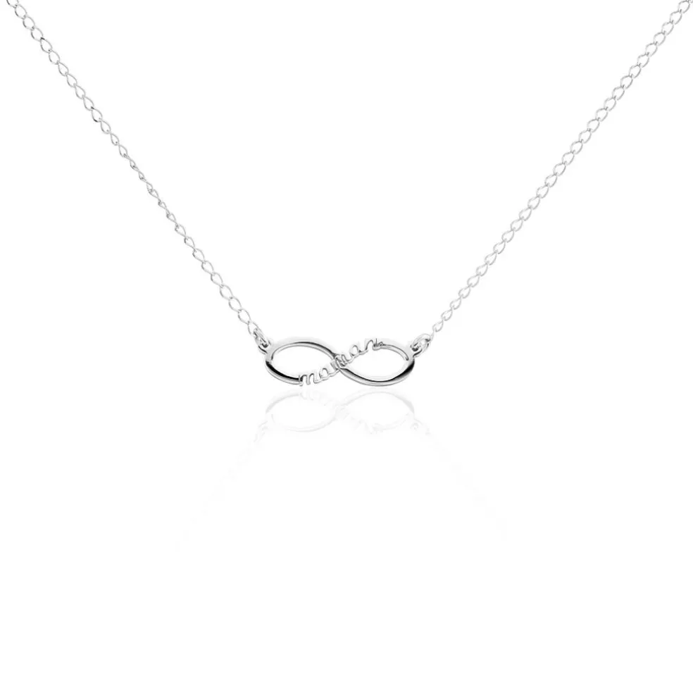 Collier Xara Argent Blanc