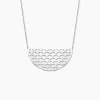 Collier Yelda Acier Blanc
