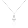 Collier Ylianna Argent Blanc Oxyde De Zirconium